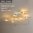 Axyaa Modern Glass Ceiling Light for Living Room - Minimalist Home Lighting