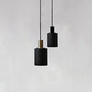 Axyaa Black Stone LED Pendent Lamp for Modern Home and Coffee Shop Décor
