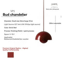 Axyaa Flower Bud Pendant Light: Nordic Design for Bedroom, Bar, or Restaurant