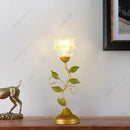 Axyaa Rose Flower Lamp: Tricolored Desk Light, Pastoral Style Lighting Fixture