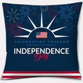 Axyaa LOVE USA Square Pillowcase for Home Decor