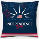 Axyaa LOVE USA Square Pillowcase for Home Decor