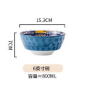 Axyaa Bohemian Retro Ceramic Tableware Set for Serving and Dining