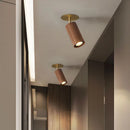 Axyaa Walnut Tube Ceiling Spotlight for Living Room, Restaurant, and Corridor