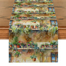 Potted Plants Window House Table Runners Dresser Table Decor Coffee Table Runner