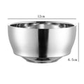 Axyaa Silver Fruit Ramen Salad Bowl Set