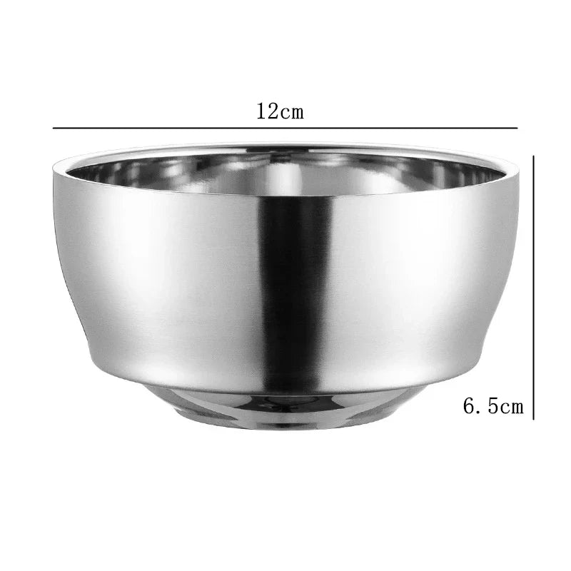 Axyaa Silver Fruit Ramen Salad Bowl Set