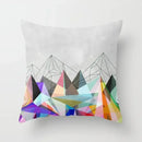 Axyaa Geometric Abstract Polyester Cushion Cover 45x45cm