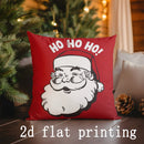 Axyaa Christmas Santa Pillow Cover for Sofa, Bedroom, Car - Merry Decor, Rectangular Shape, Cushion