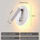 Axyaa USB Wall Wash LED Bed Light with Adjustable Spotlight