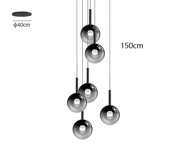 Axyaa Ring LED Pendant Light for Modern Home Decor & Indoor Lighting
