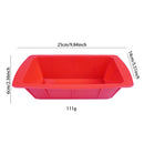 Silicone Rectangular Toast Baking Molds Set - Axyaa Kitchen Tools