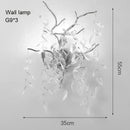 Axyaa Modern Crystal Ceiling Chandelier LED Pendant Lamp for Home Decor