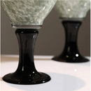 Axyaa Medieval High White Porcelain Glass Vase for Wabi Sabi Style Flower Arrangement