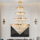 Axyaa Luxury Crystal Chandelier for Villa, Hotel, and Duplex
