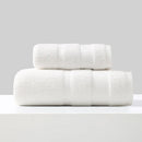 Axyaa White Cotton Towels Set - Hand Face Bath Towel Collection
