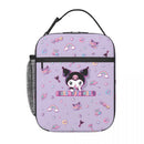 Axyaa Kuromi Insulated Lunch Bag: Cute Portable Thermal Cooler for Picnic and Food