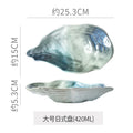 Axyaa Kiln-changing Oyster-shaped Flavor Dish for Hotel Restaurant Desserts