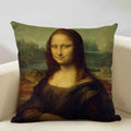 Axyaa Four Seasons Famous Paintings Decorative Pillow Case 45x45cm for Living Room