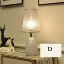 Axyaa Retro Ceramic Bedside Table Lamp