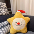 Axyaa Christmas Ghost Star Holiday Pillow - Perfect Gift for Girls