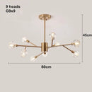 Axyaa Crystal Chandelier: Modern Luxury Pendant Lights for Home Decor
