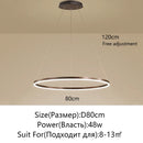 Axyaa Modern LED Pendant Chandelier for Living Room Restaurant Bedroom Lighting