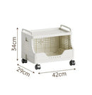 Axyaa Office Printer Storage Rack Trolley, Multi-layer Under Table Shelves Organizer Solution