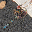 Axyaa Crystal Pendant Handmade Decorative Wind Chime Suncatcher
