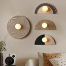 Axyaa Nordic LED Wall Lamp Modern Round Design for Bedroom Home Decor