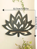 Axyaa Lotus Floating Wall Shelf Ledge Crystal Display Home Decor.