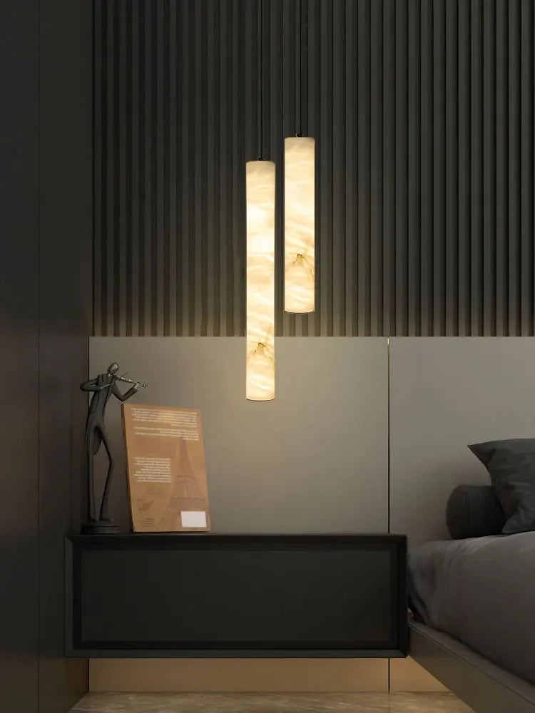Luxury Marble Pendant Lights by Axyaa: Elegant Chandeliers for Home Decor