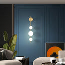 Axyaa Nordic Vertical Globle Wall Sconce Light for Living Room Bedroom