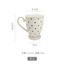 Axyaa Nordic Retro Ceramic Couple Cups - Premium Light Luxury Afternoon Tea Mug
