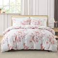 Leaf Plant Duvet Set, Boho Quilt Cover, Home Bedding by Axyaa