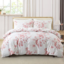 Leaf Plant Duvet Set, Boho Quilt Cover, Home Bedding by Axyaa