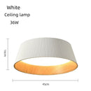 Axyaa Designer Wood Grain Ceiling Pendant Lamp for Living Room LED Lighting Fixtures
