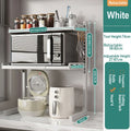 Axyaa Retractable Microwave Oven & Seasoning Rack - Adjustable Countertop Organizer