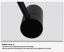 Axya Luxury Rotating Wall Lamp: Modern Strip Design for Living Room or Bedroom