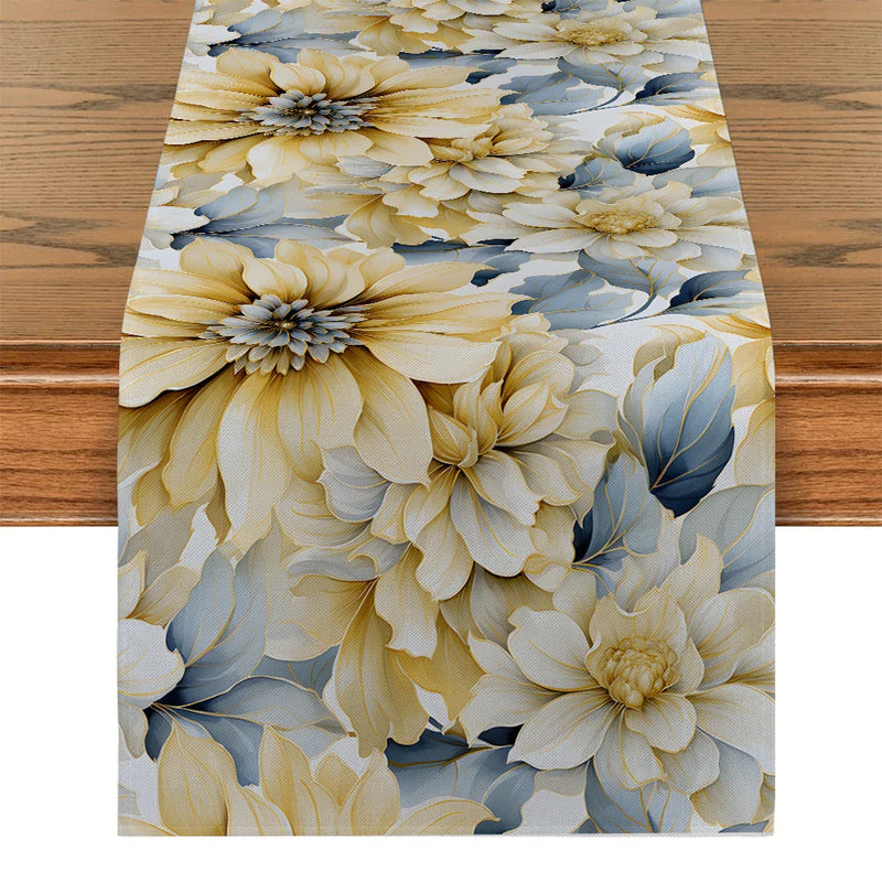 Axyaa Branches Table Runner: Elegant Home Decor for Dining, Wedding & Party Tables
