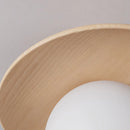 Axyaa Wood Ceiling Lights LED Nordic Luminaires for Corridor, Balcony, Porch