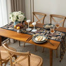 Axyaa Ethnic Tassel Jacquard Table Runner for Home Party Decor