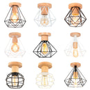 Axyaa Vintage Iron Ceiling Light for Bedroom Living Room Kitchen