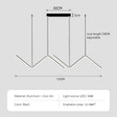 Axyaa Modern Pendant Lights for Dining Ceiling Chandelier