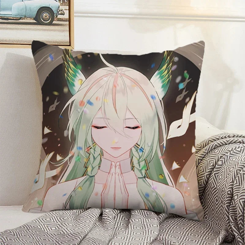Axyaa 45x45cm Onmyoji Cushion Cover for Stylish Home Decor