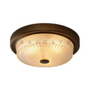 Axyaa LED Ceiling Light with White Frosted Glass Shade for Home Decor