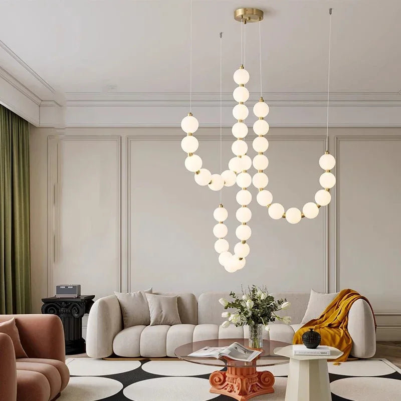 Axyaa Nordic LED Pendant Chandelier Home Decor Lighting Fixture