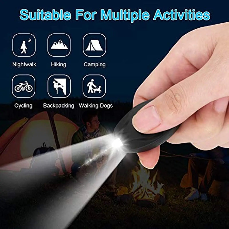 Axya Mini LED Keychain Flashlights: Waterproof Portable Pocket Torch & Emergency Light