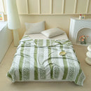 Axyaa Jacquard Blanket: Soft Plush Bed Sofa Cover, Multifunctional 150*200cm, Home & Outdoor