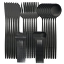 Axyaa Matte Gold Stainless Steel Cutlery Set 40Pcs